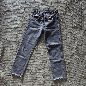 Levi's Charcoal Straight Leg Women's Jeans